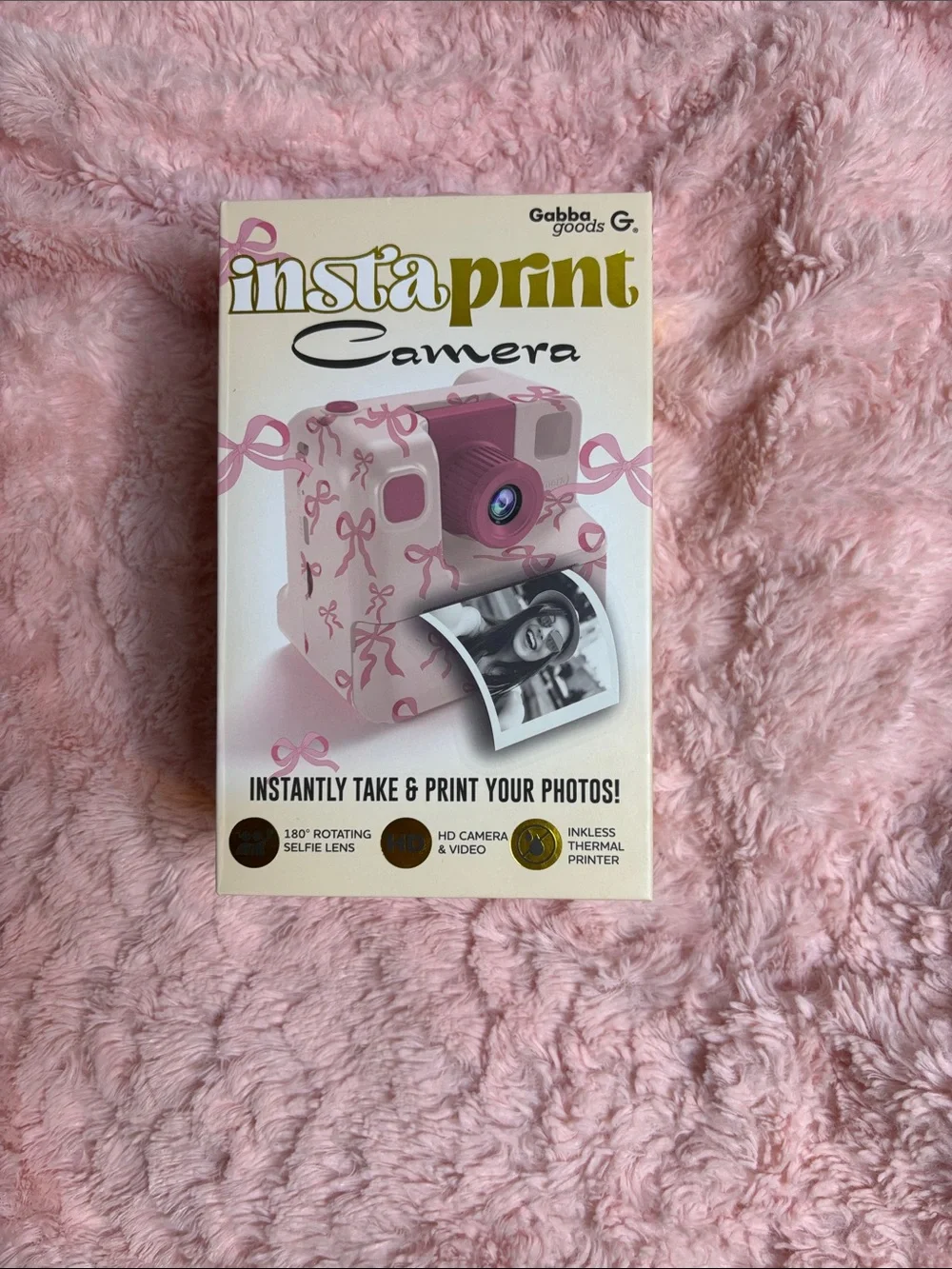 Gabba Goods Instaprint Camera - Pink Instant Print Webcam